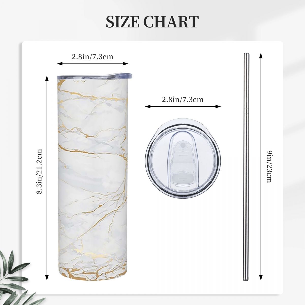 White And Gold Marbl Stainless - Tumbler 20Oz White review and price