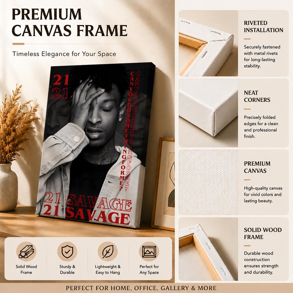 Popular Singer Rapper 21 S-Sav - Canvas Wrap Ready review and price