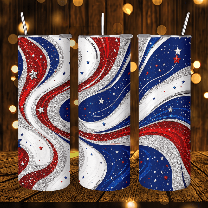 1pc 1pcs 20oz Red White Blue S - Tumbler 20Oz White review and price
