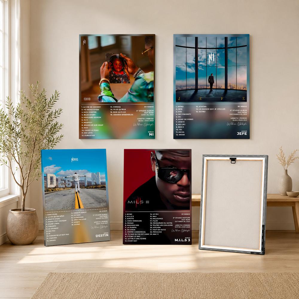 Singer Rapper N-ninho Painting - Canvas Wrap Ready review and price