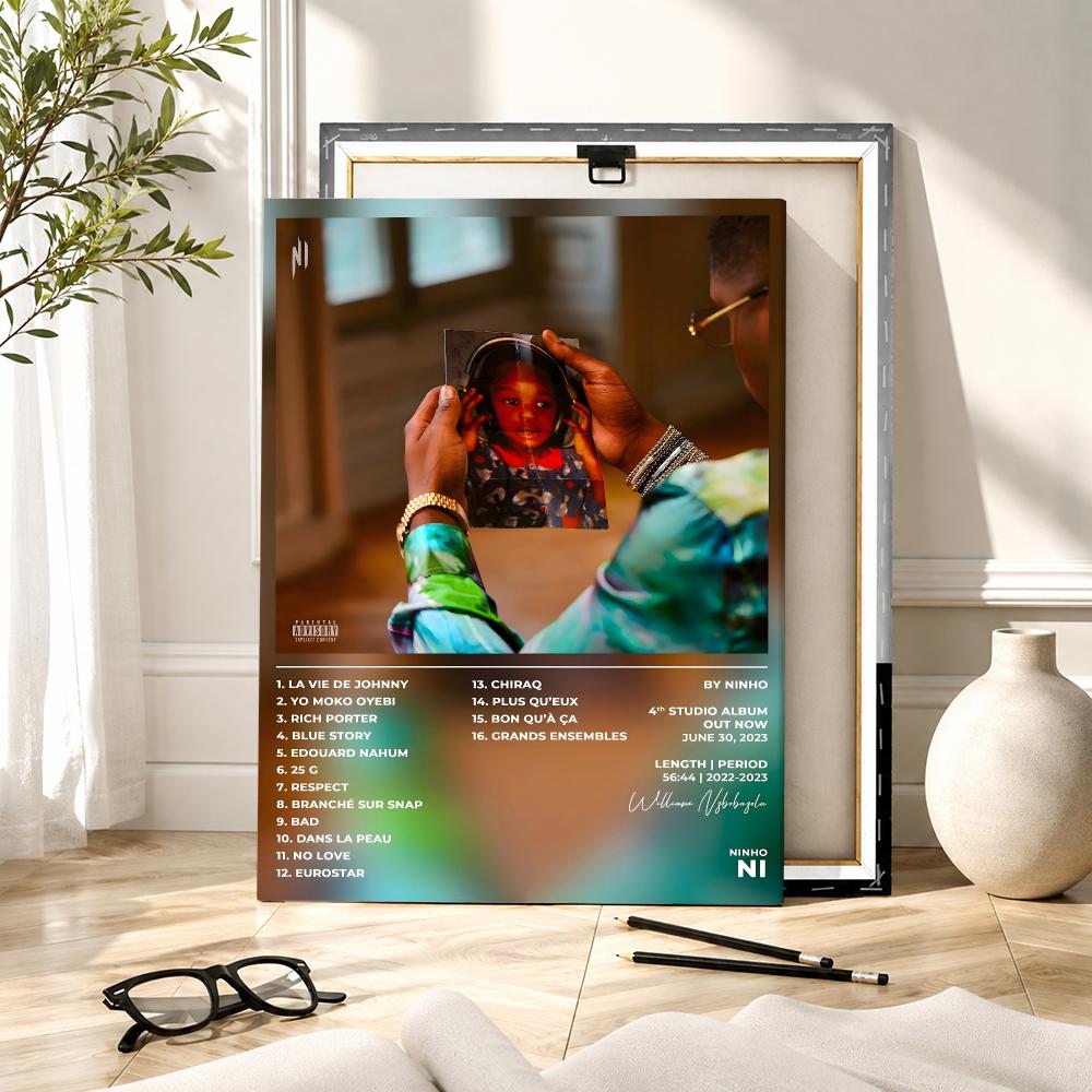 Singer Rapper N-ninho Painting - Canvas Wrap Ready review and price