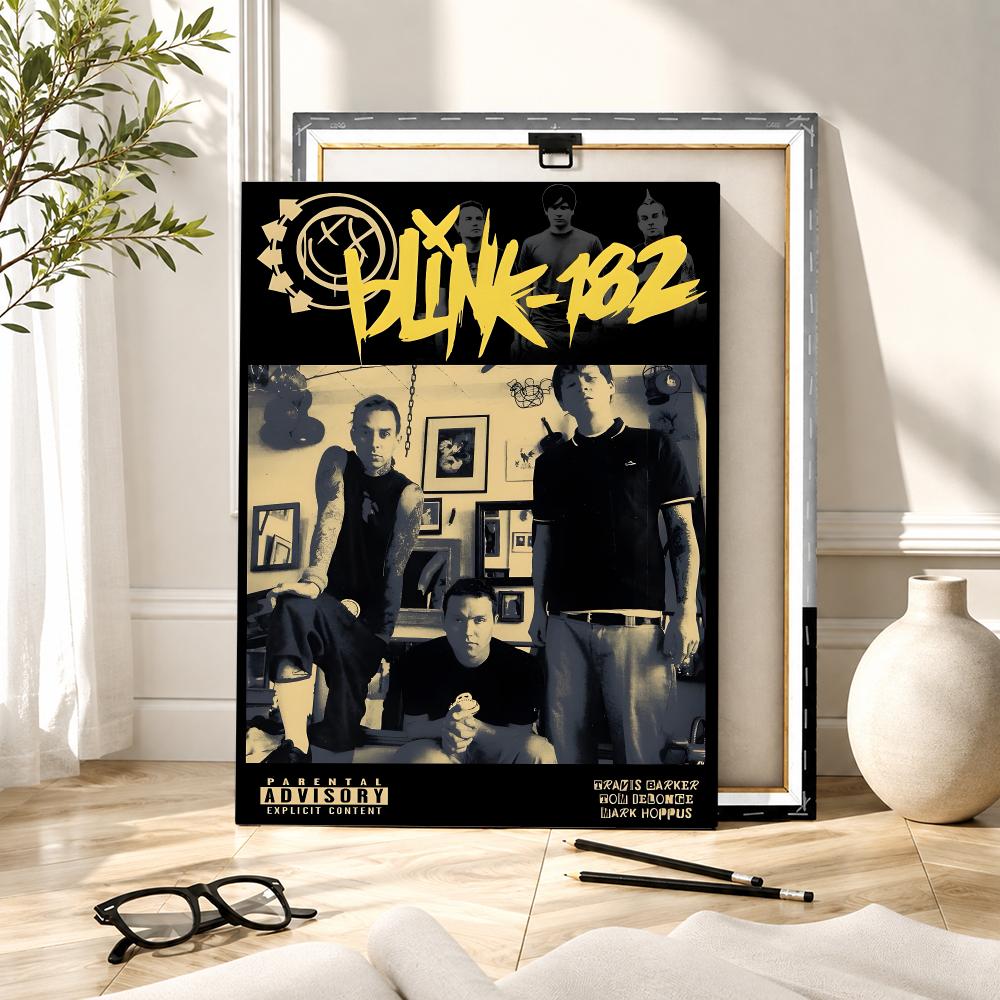Rock Band B-Blink 182 Painting - Canvas Wrap Ready review and price